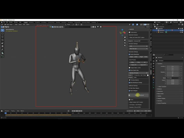 A turnaround animation takes 15 minutes to set up manually. Orbit360 takes 15 seconds.