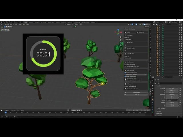 You have no idea how long you actually spend in Blender until you start tracking it.